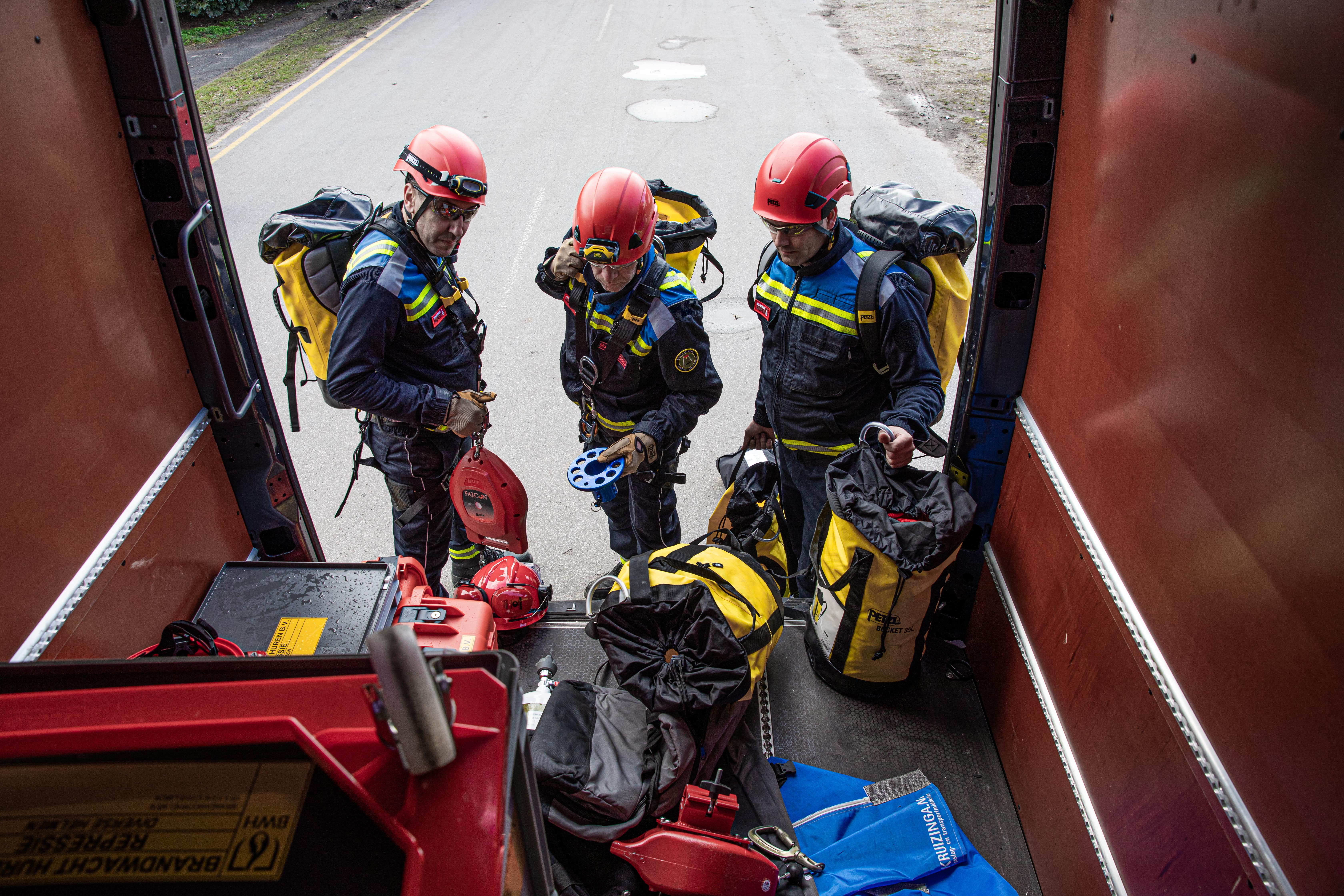 Fire in an apartment building in Arnhem