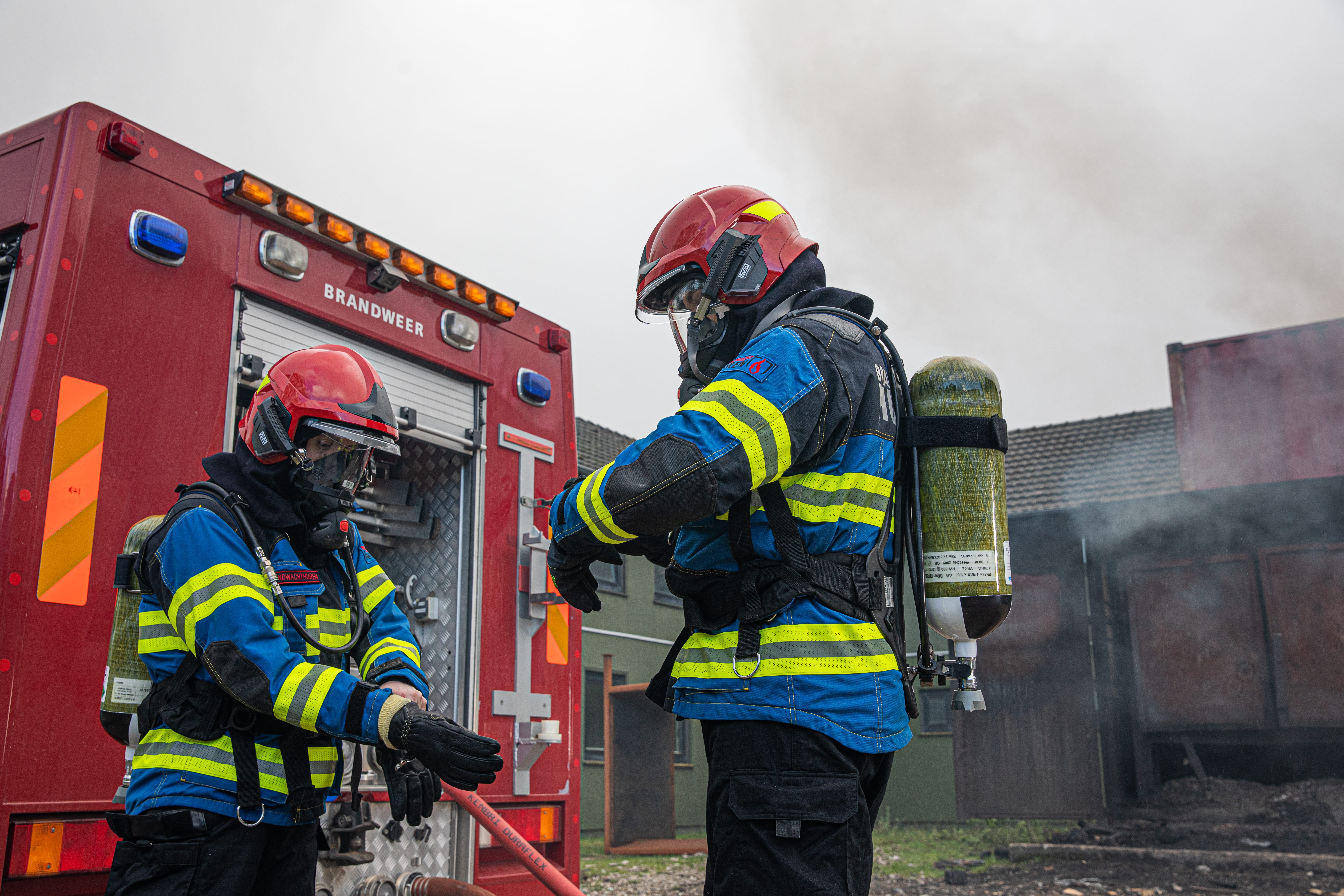 Fire in an apartment building in Arnhem